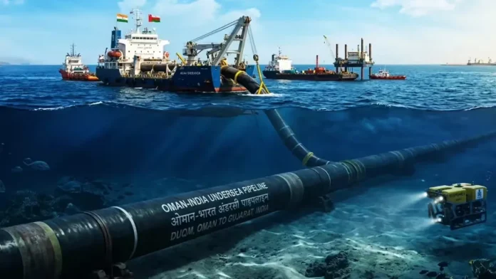 India’s Mega Undersea Pipeline Project with Oman for Energy Security India’s Mega Undersea Pipeline Project with Oman for Energy Security