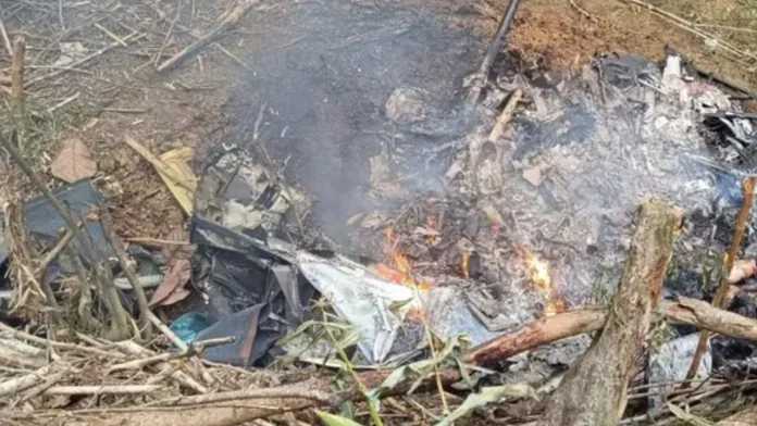 Army helicopter crashes in PoK Army helicopter crashes in PoK