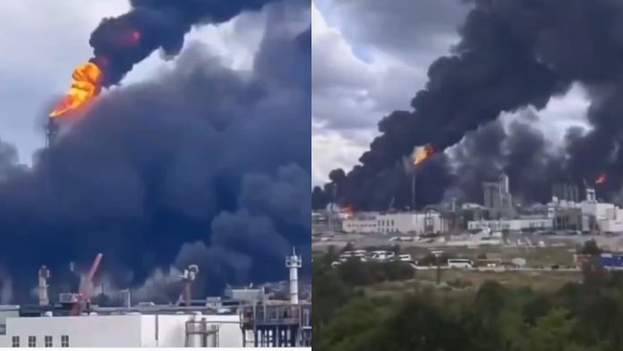 Amur gas chemical complex explosion russia