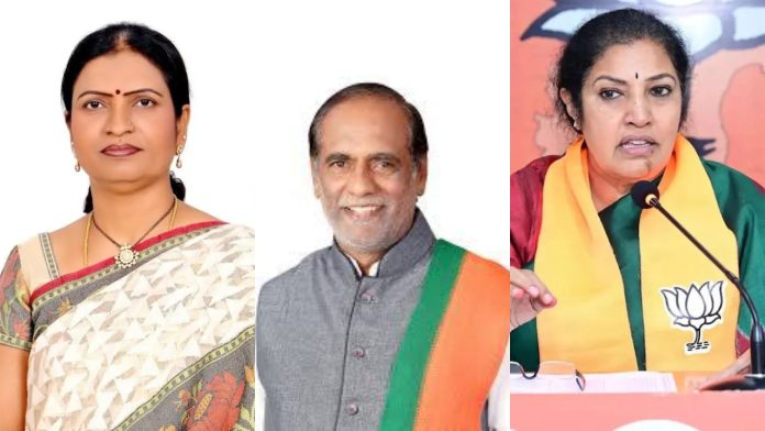 DK Aruna and Laxman out... Purandeswari gets a promotion.