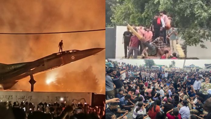 Lovely Professional University students protest