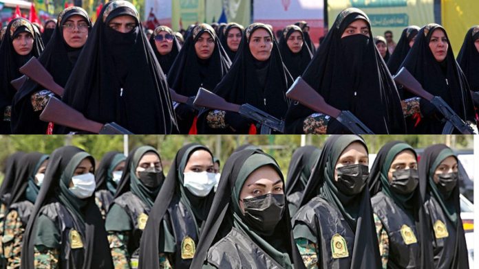 Women serving in Iran's military