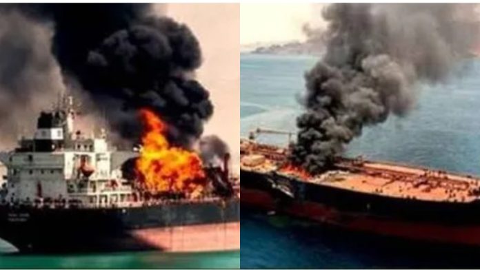 Iran Kharg Island Explosions After US Strikes Oil Tanker