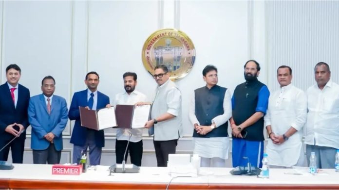 The country's largest AI data center in Hyderabad...