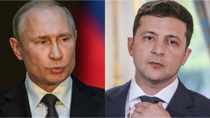 Putin and Zelensky