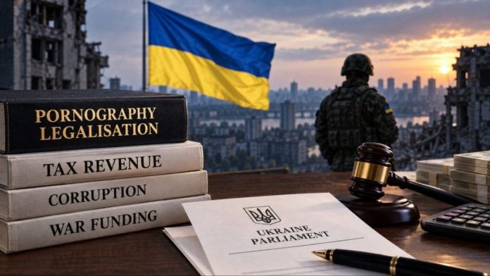 Ukraine pornography for war funds