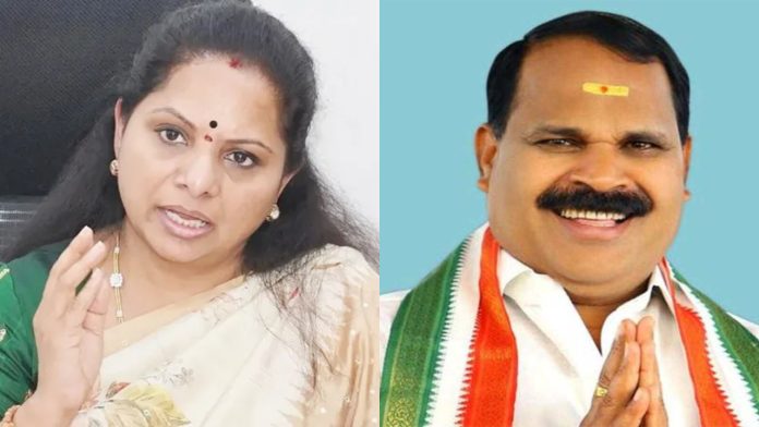 Kavitha fire out at Shadnagar MLA Shankar