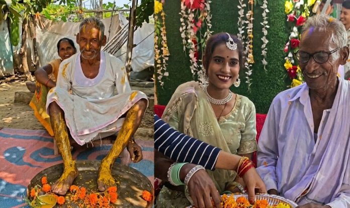 75 year old groom 30 year old bride